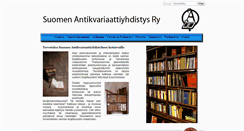 Desktop Screenshot of antikvariaatit.net